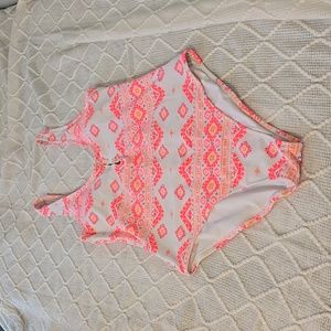 Pink Geometric Women's Swimsuit